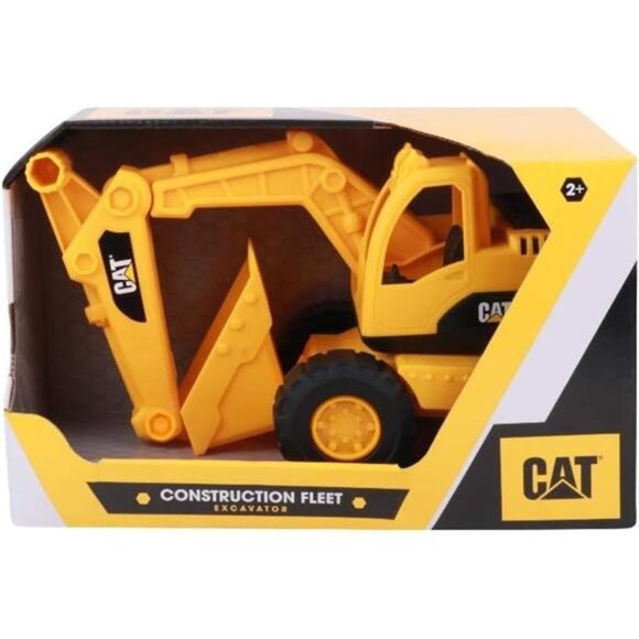 Construction Toys,Construction Fleet 10"Excavator Toy–Ages 3+ Real Working Parts - Picture 6 of 7